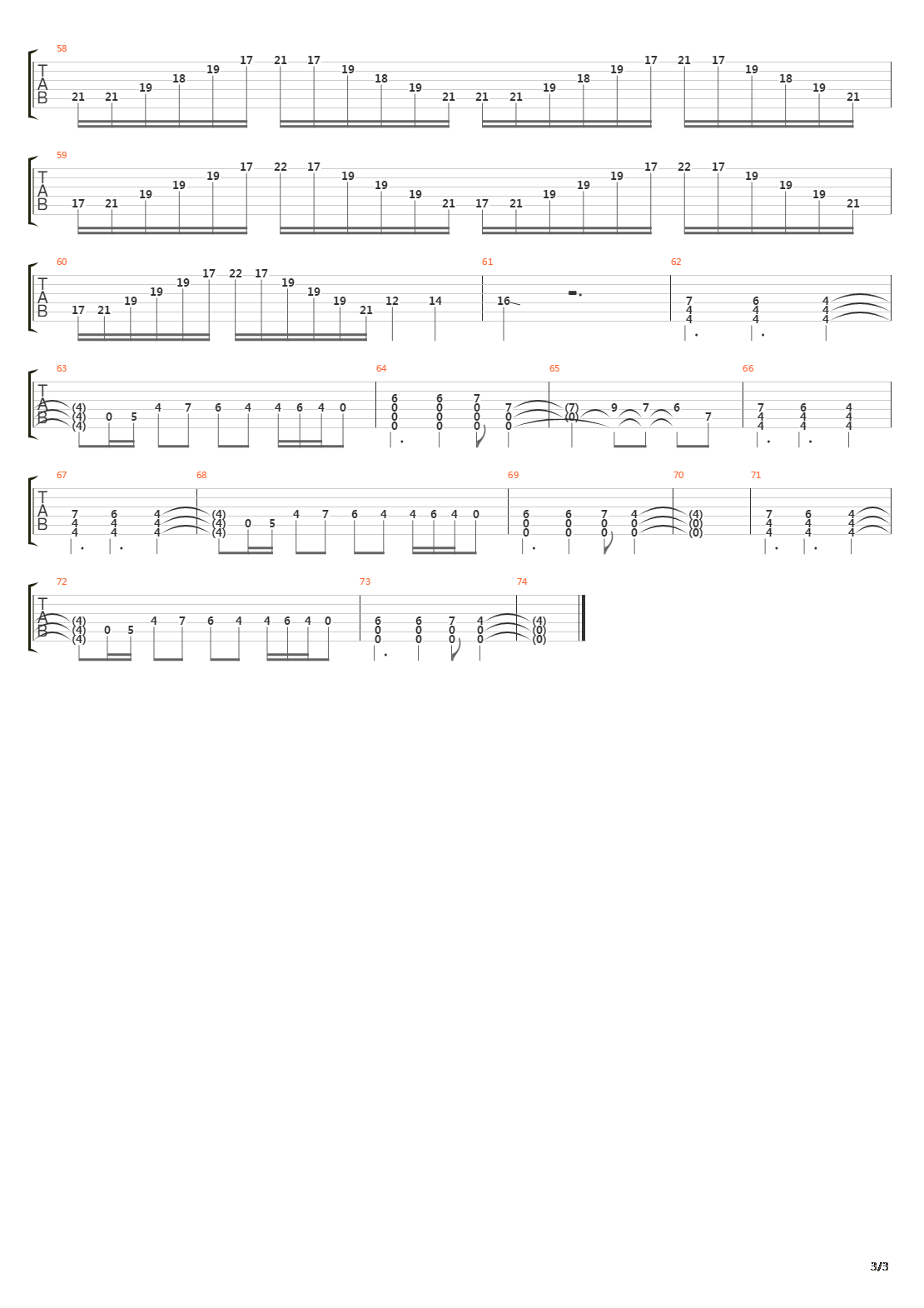 Prisoner Of War吉他谱