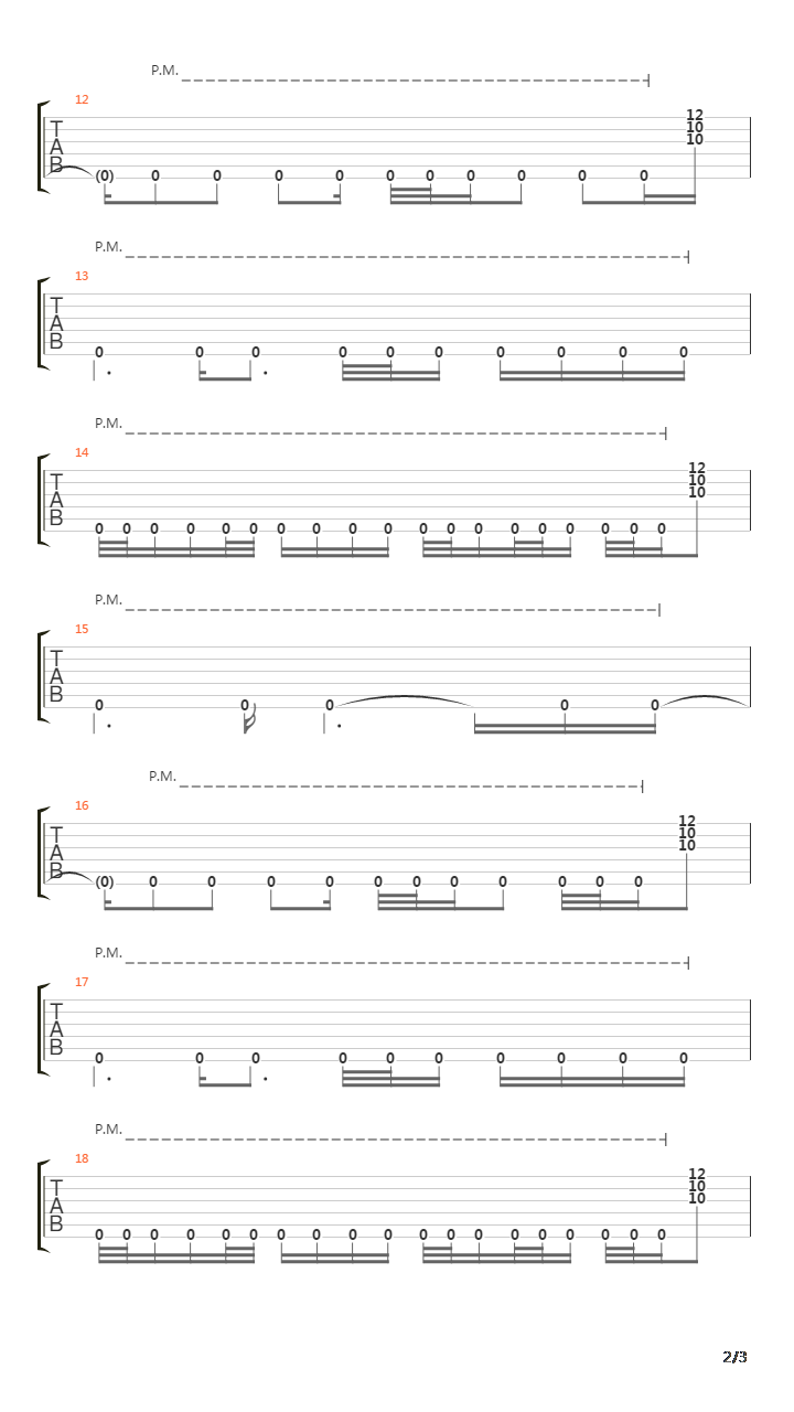 Songs For The Damned吉他谱