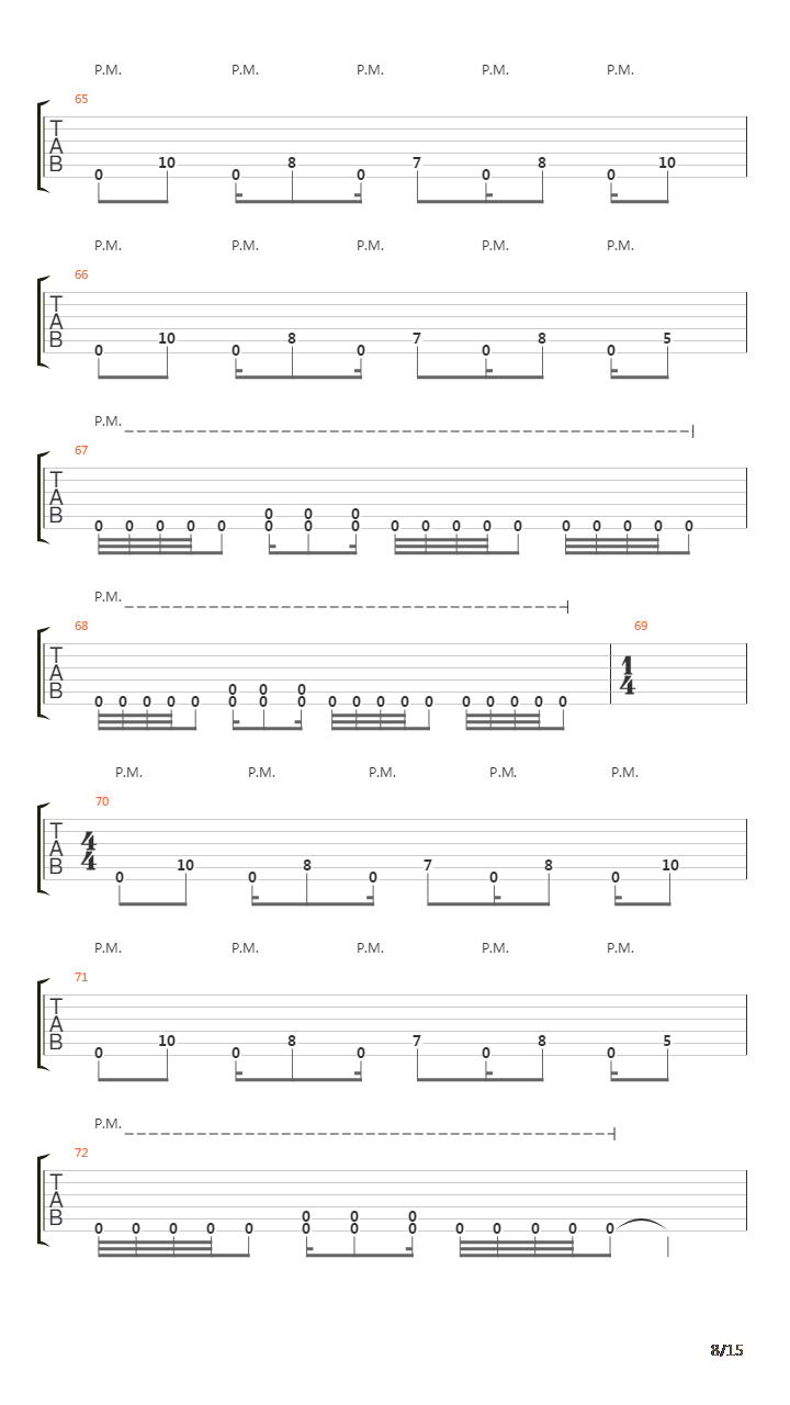 The Last Relapse吉他谱