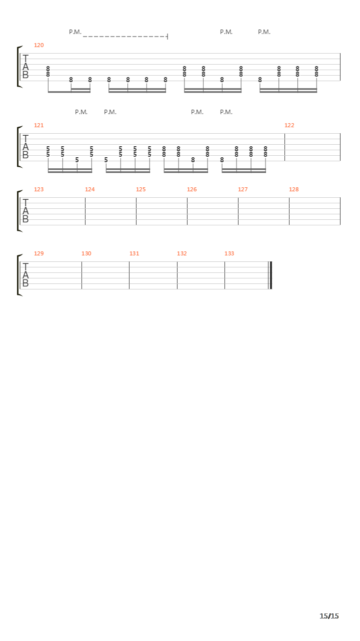 The Last Relapse吉他谱