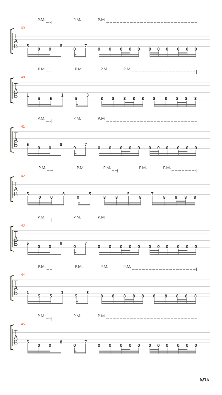 The Last Relapse吉他谱