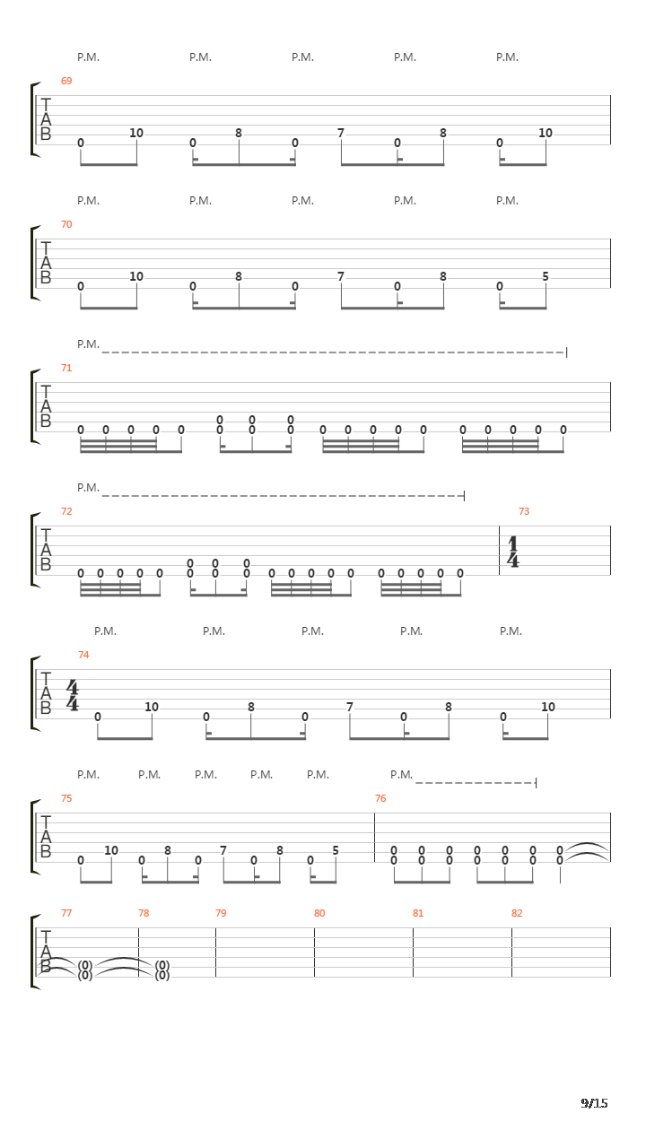 The Last Relapse吉他谱