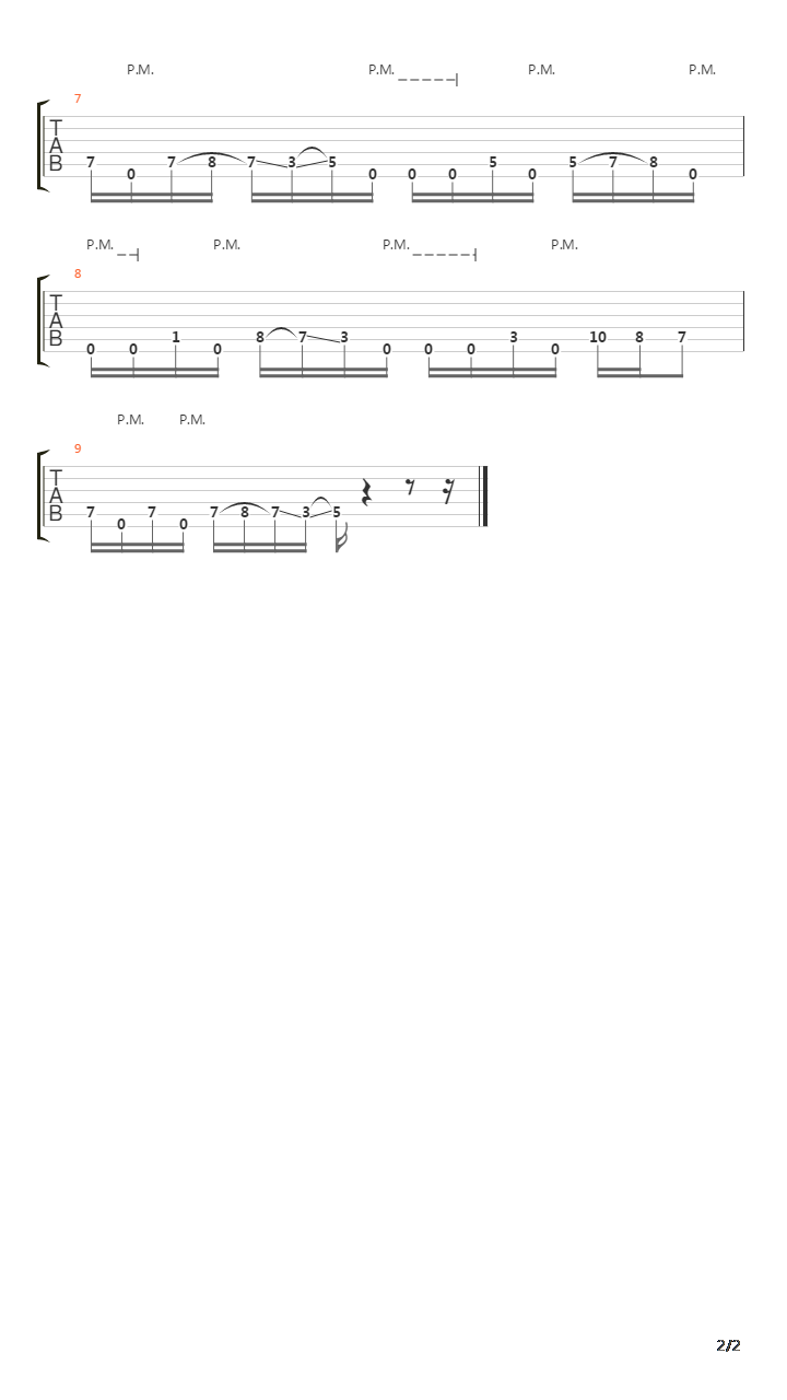 Empty Inside吉他谱