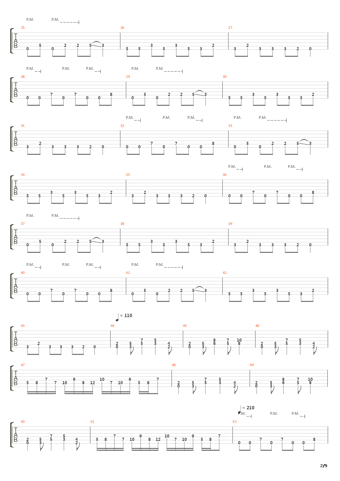 Erase吉他谱