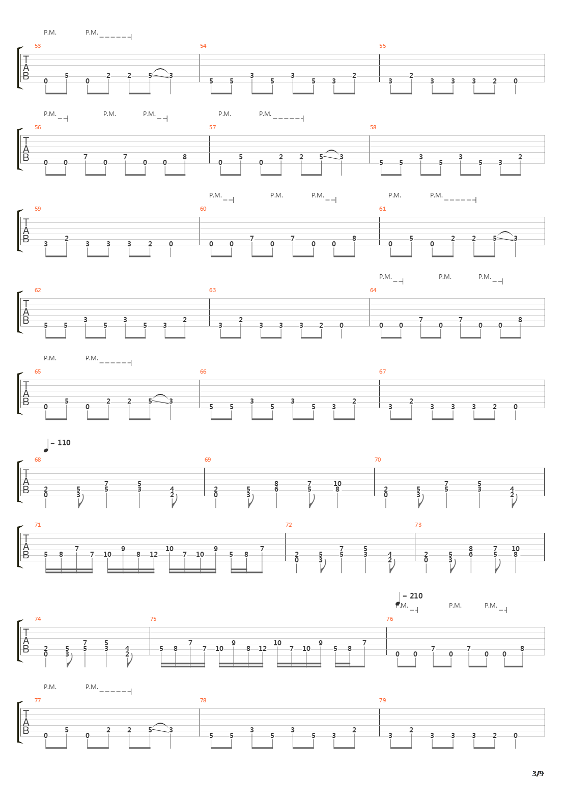 Erase吉他谱