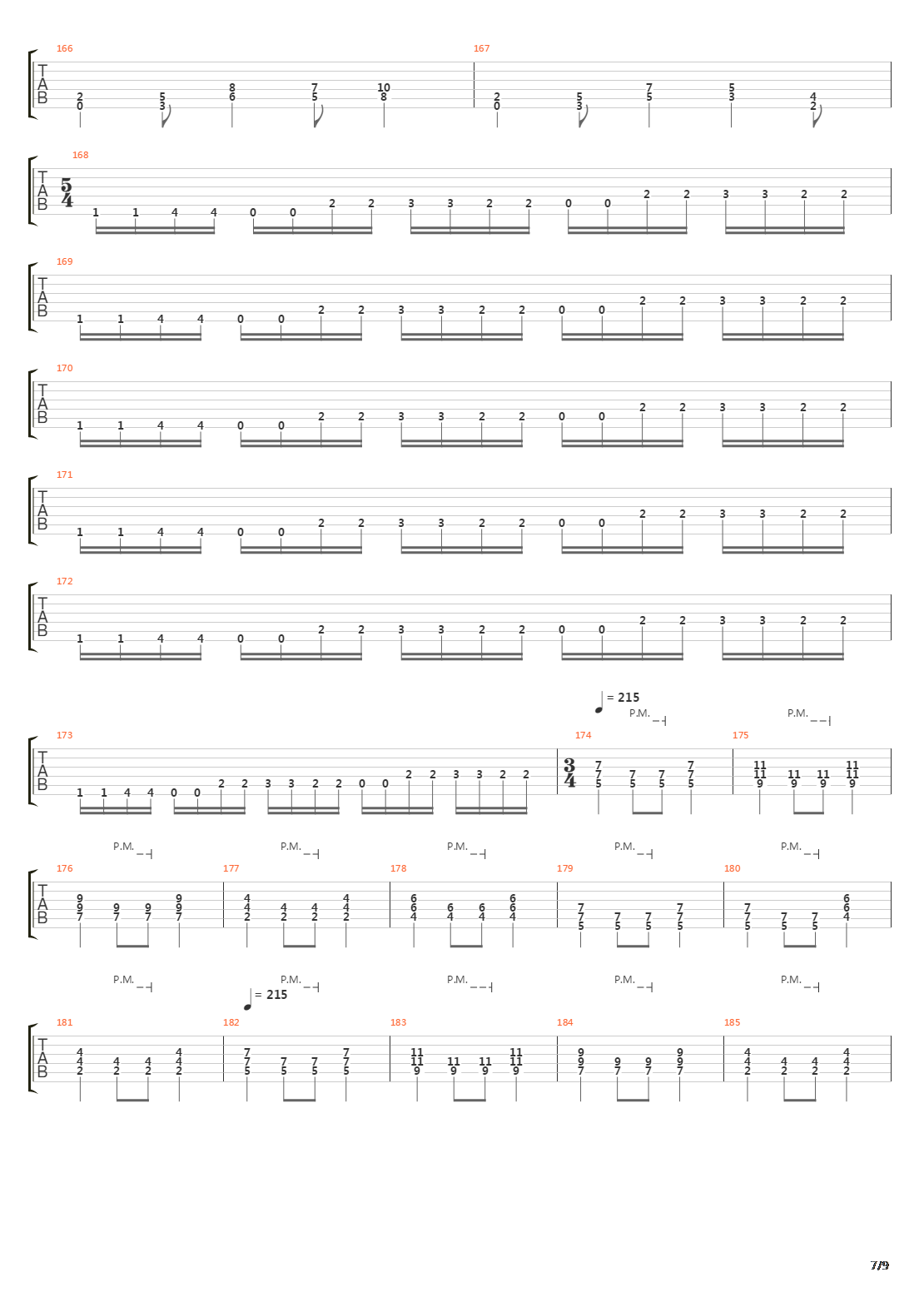 Erase吉他谱