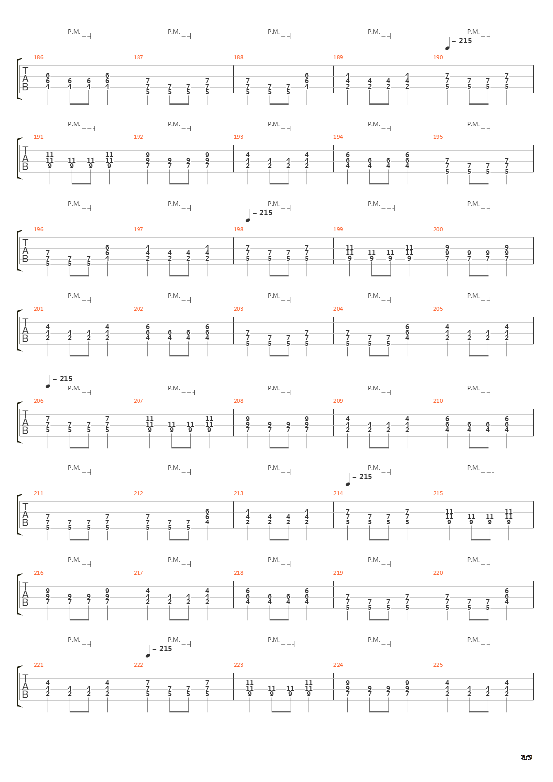 Erase吉他谱