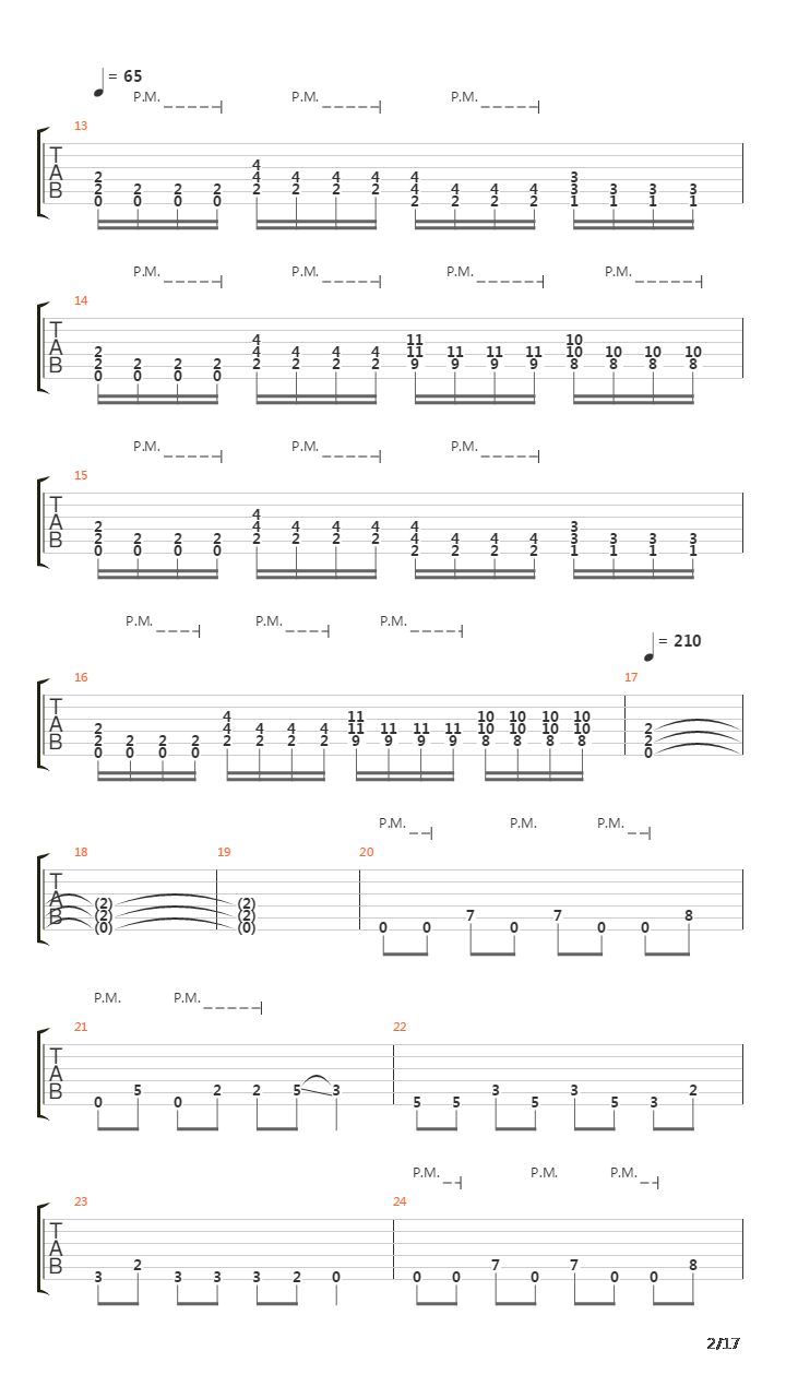 Erase吉他谱