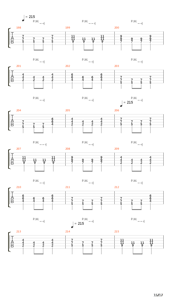 Erase吉他谱