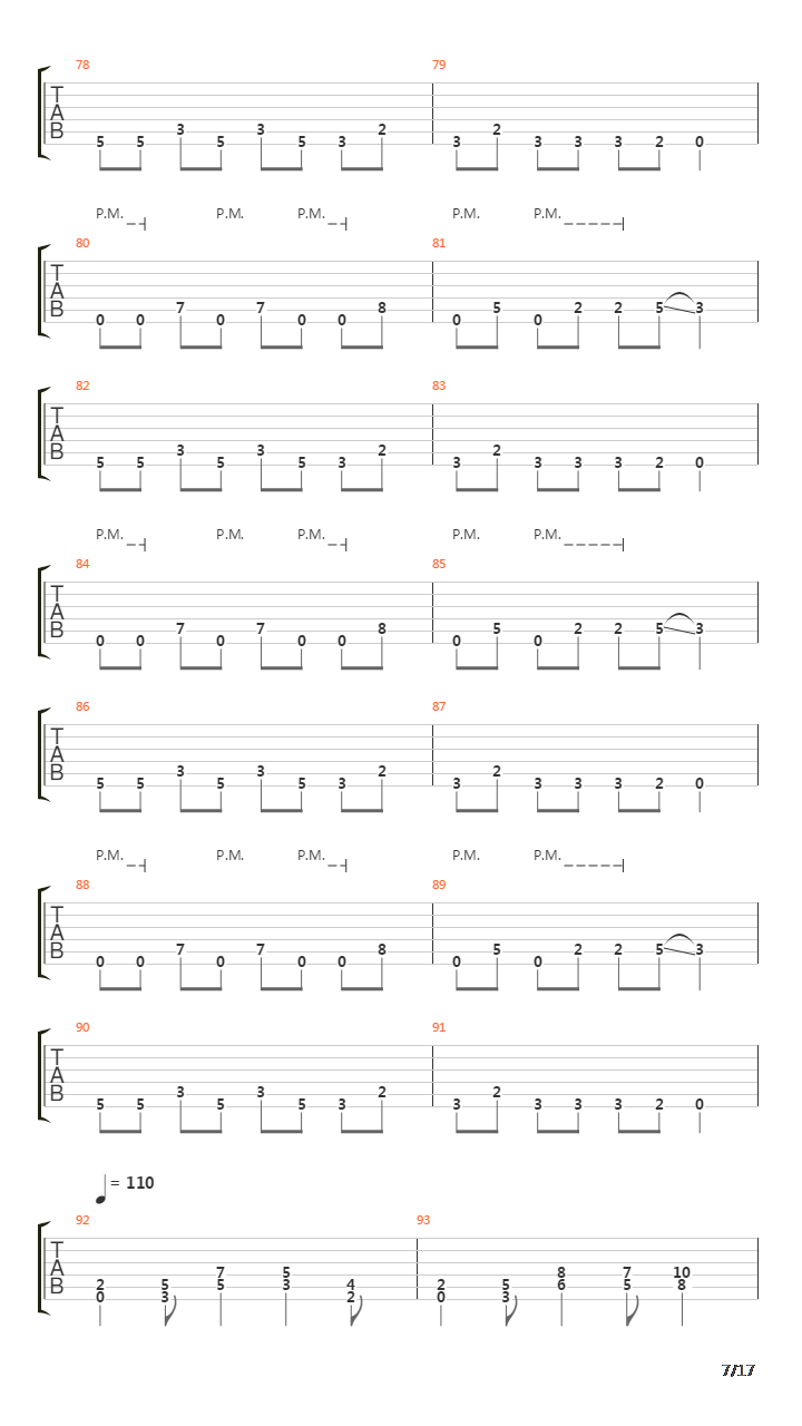 Erase吉他谱