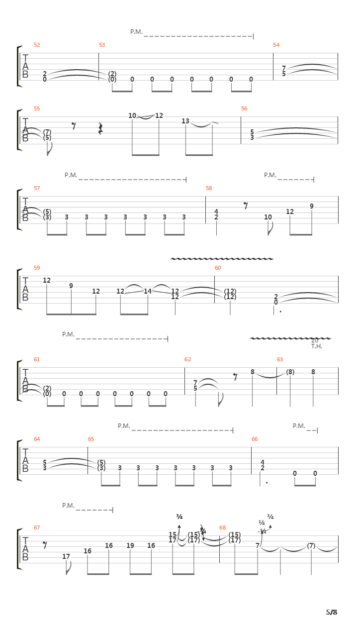 Overcome吉他谱