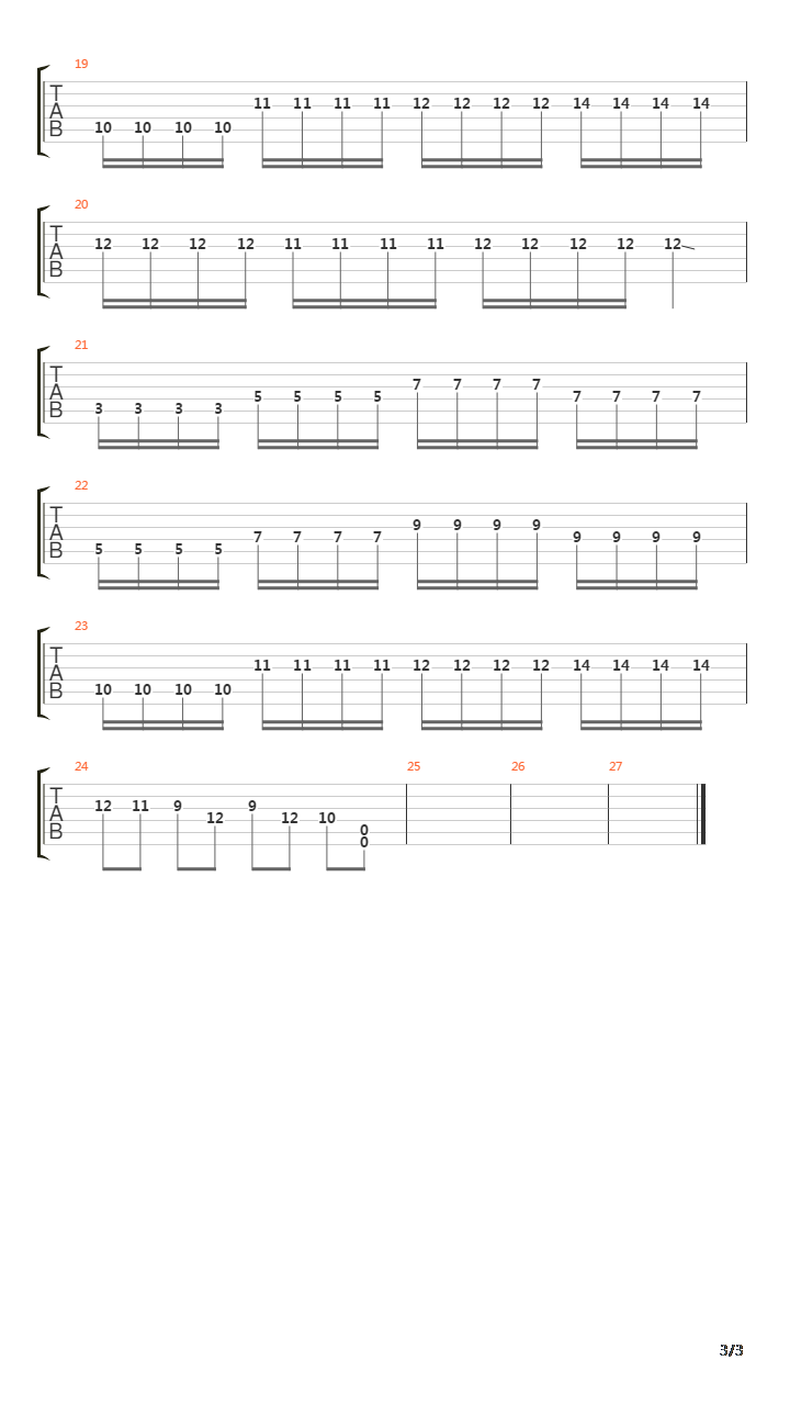 Six吉他谱