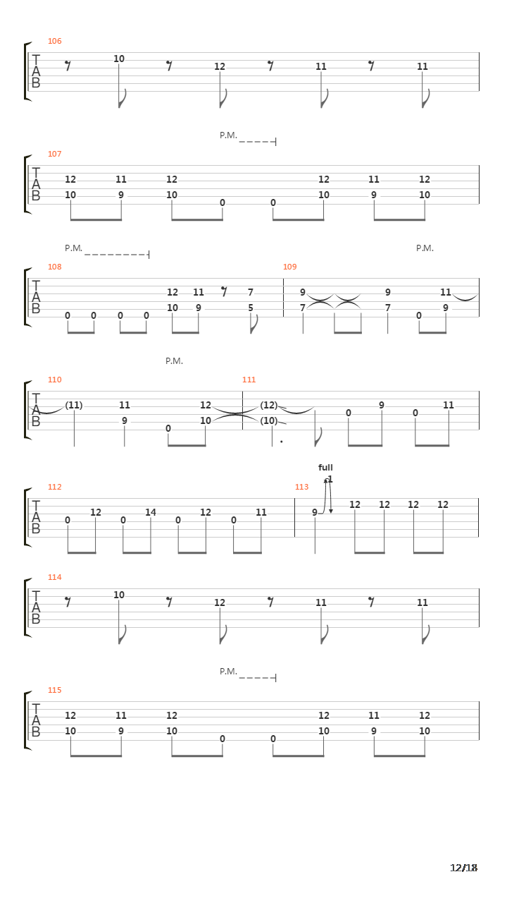 Six吉他谱