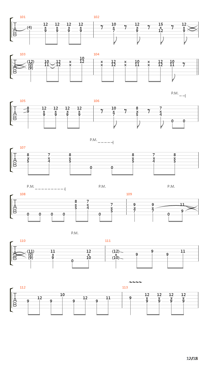 Six(11)吉他谱