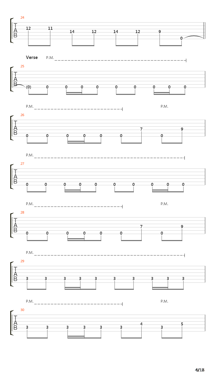 Six(11)吉他谱