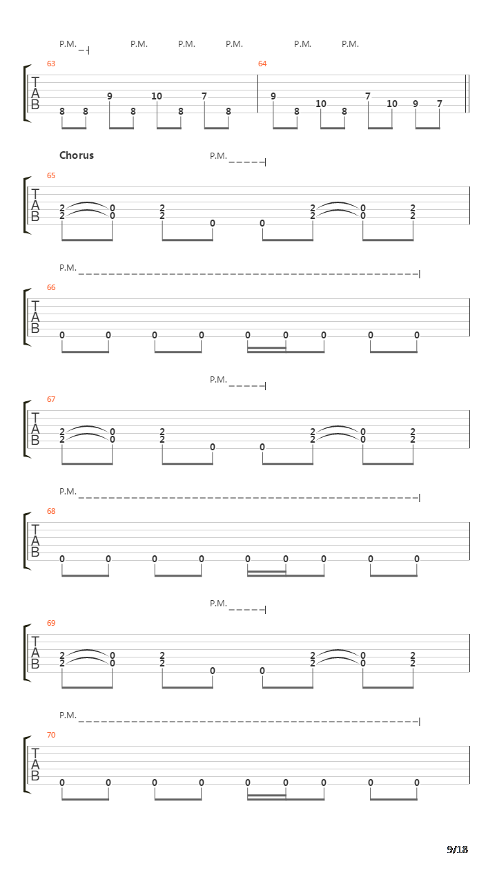 Six(11)吉他谱