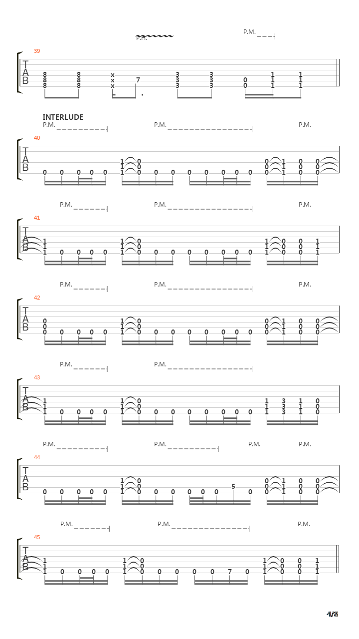 Slip To The Void吉他谱