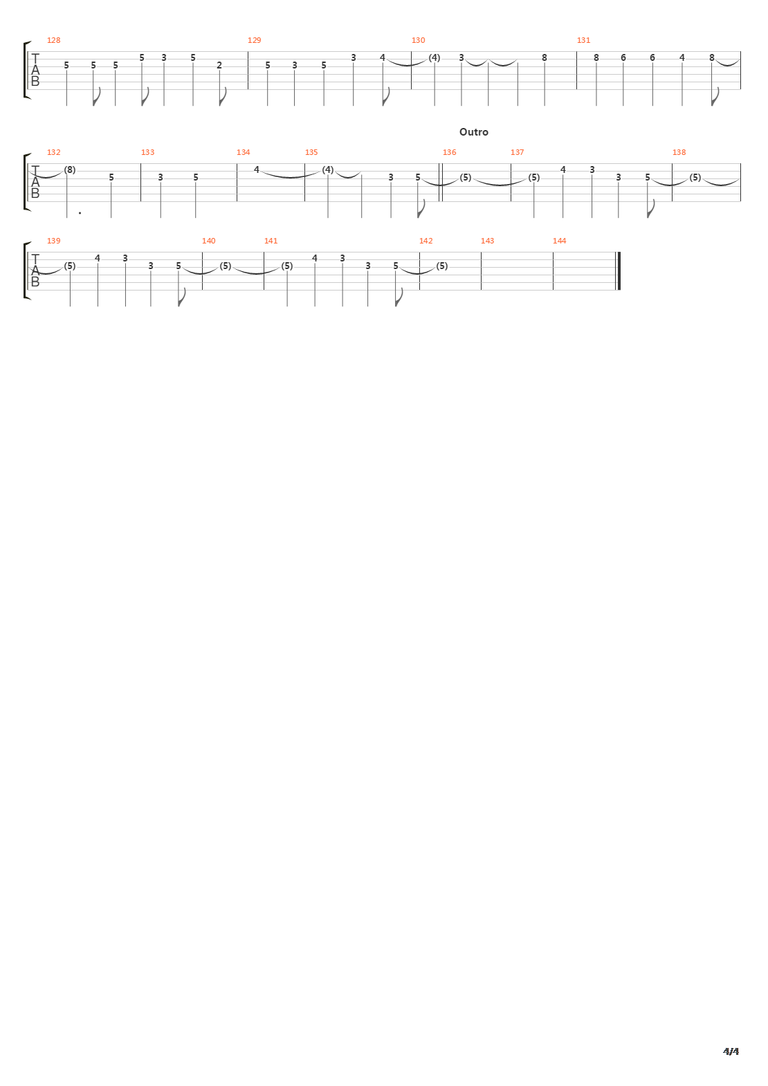 A Study In Economics吉他谱