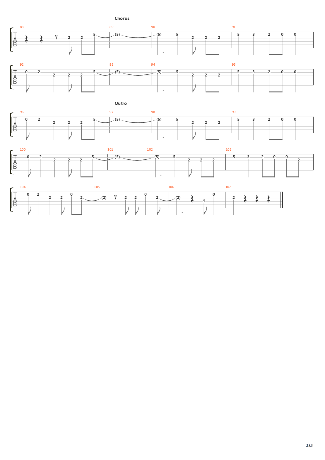 Racecars吉他谱