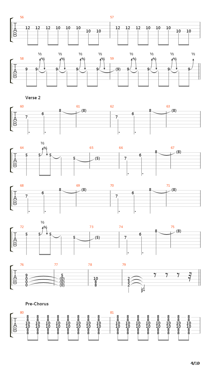 Paperthin Hymn吉他谱