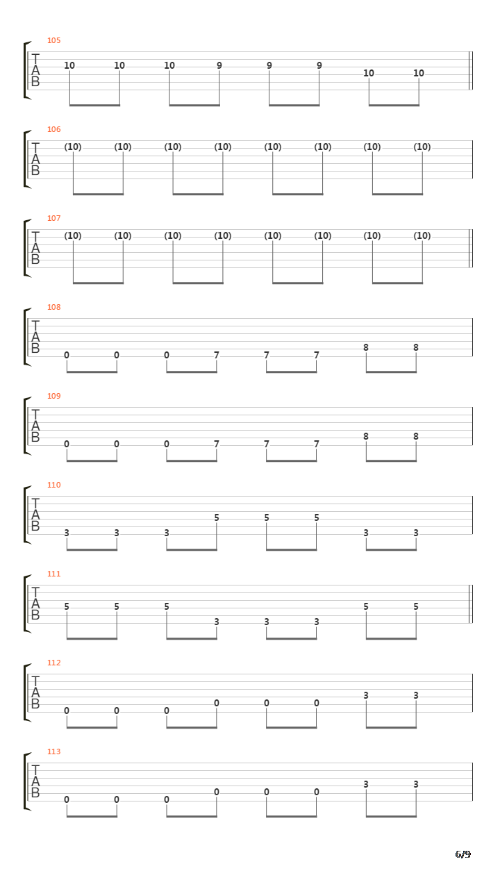 Paperthin Hymn吉他谱