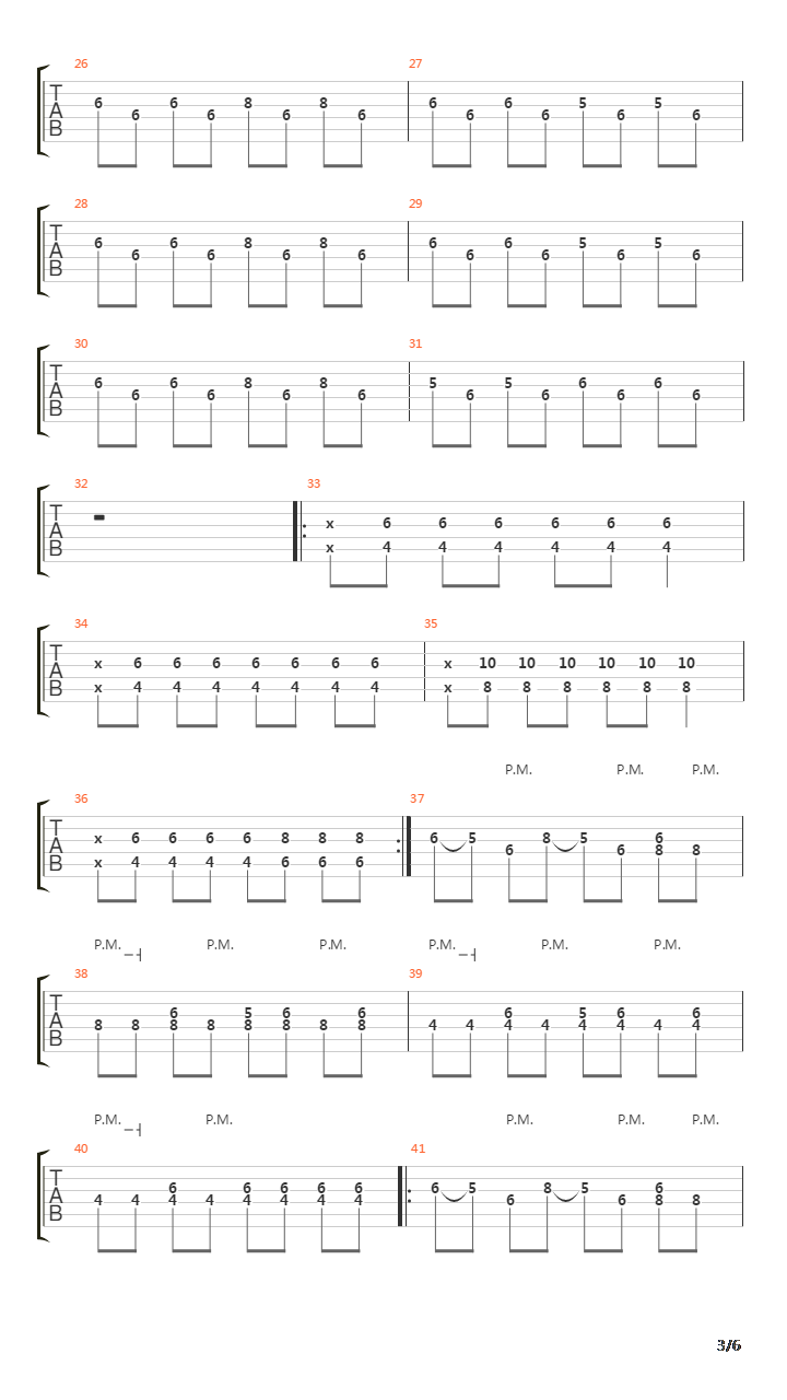 Stationary吉他谱