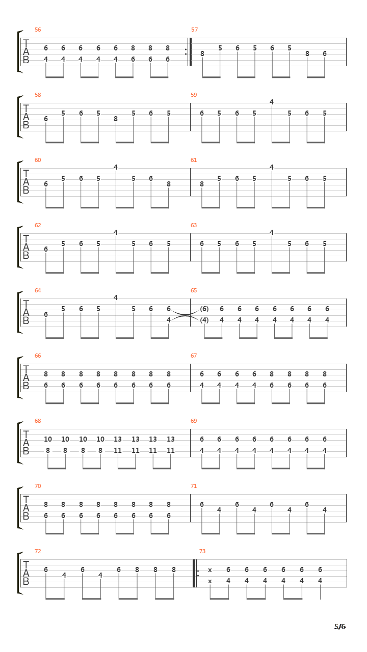 Stationary吉他谱