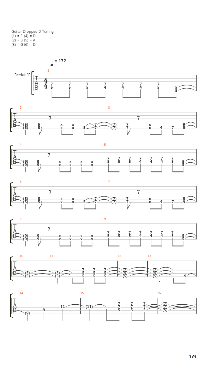 Time And Confusion吉他谱