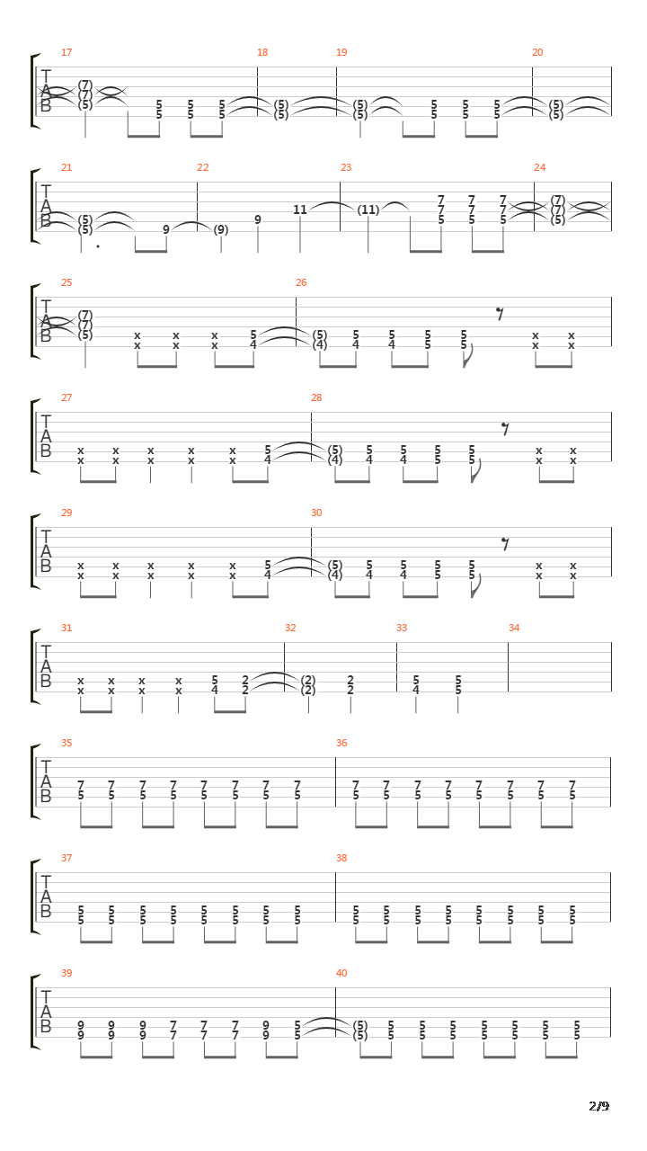 Time And Confusion吉他谱