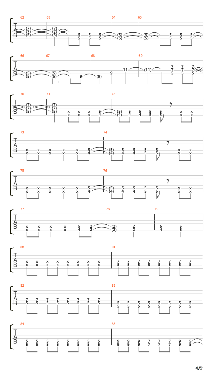 Time And Confusion吉他谱