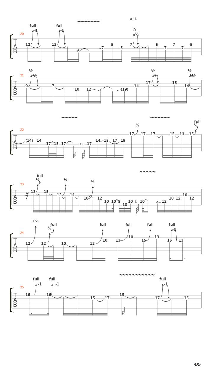 The Spoken And The Unspoken吉他谱