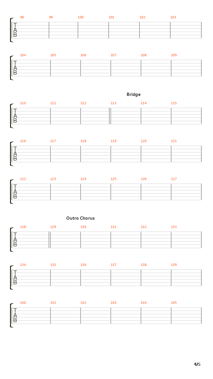 Rite Of Spring吉他谱