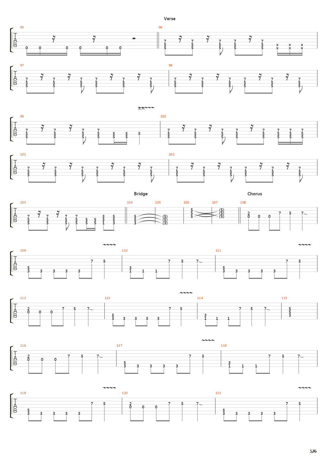 Course Of Nature吉他谱