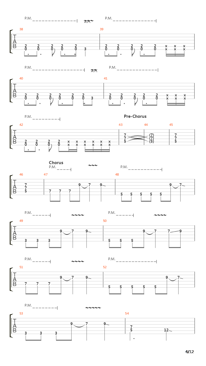 Course Of Nature吉他谱