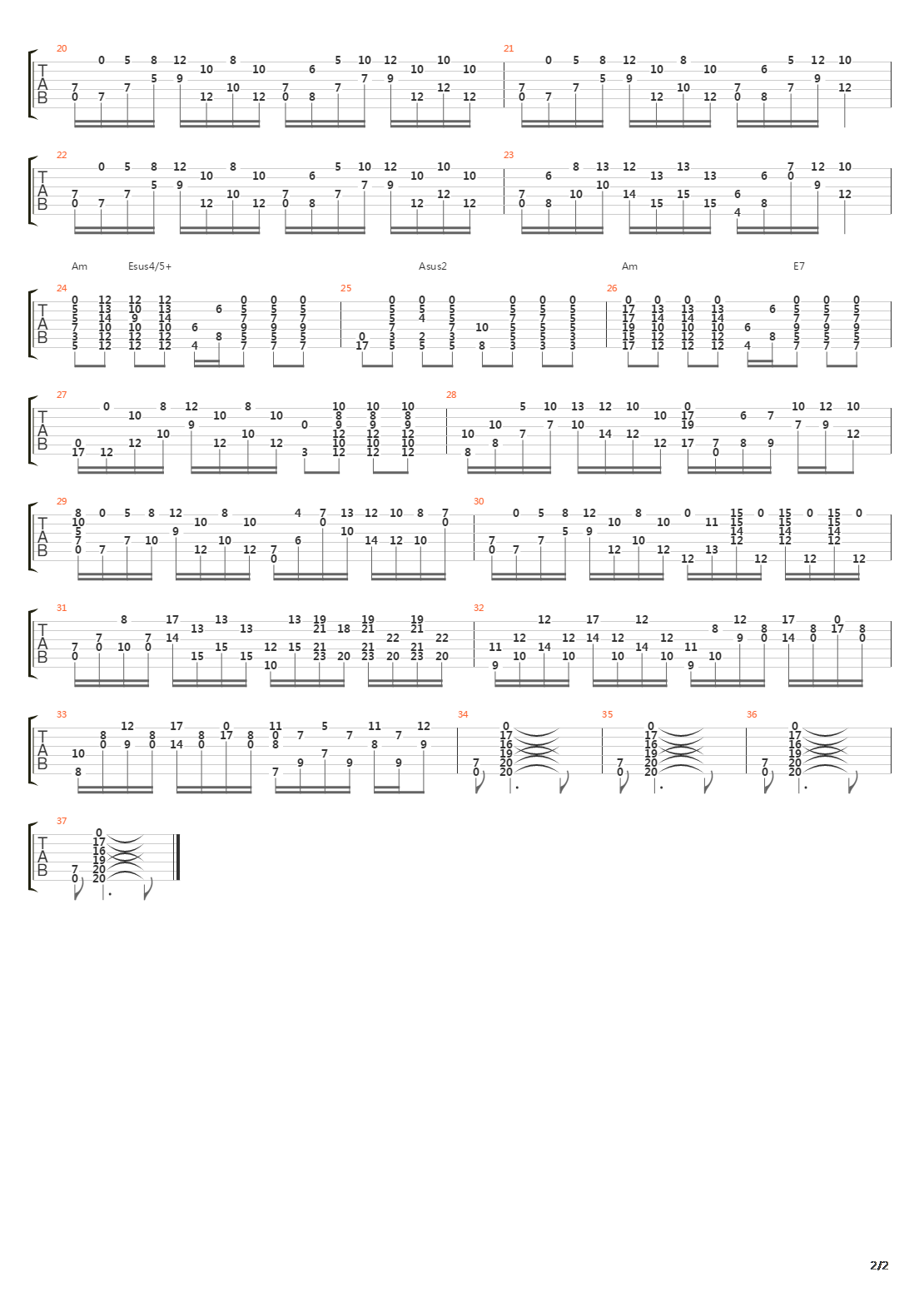 Lullabye For Lucifer吉他谱