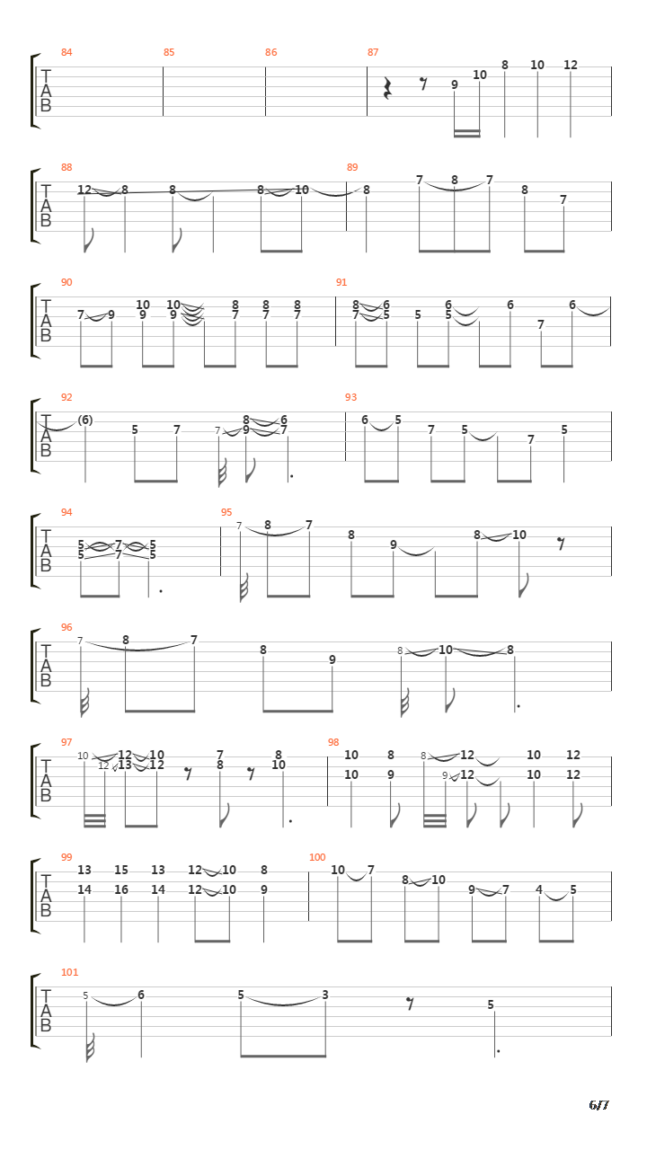 Reaching Horizons吉他谱