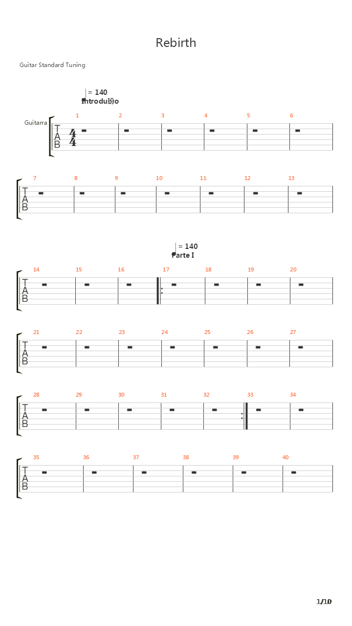 Rebirth吉他谱