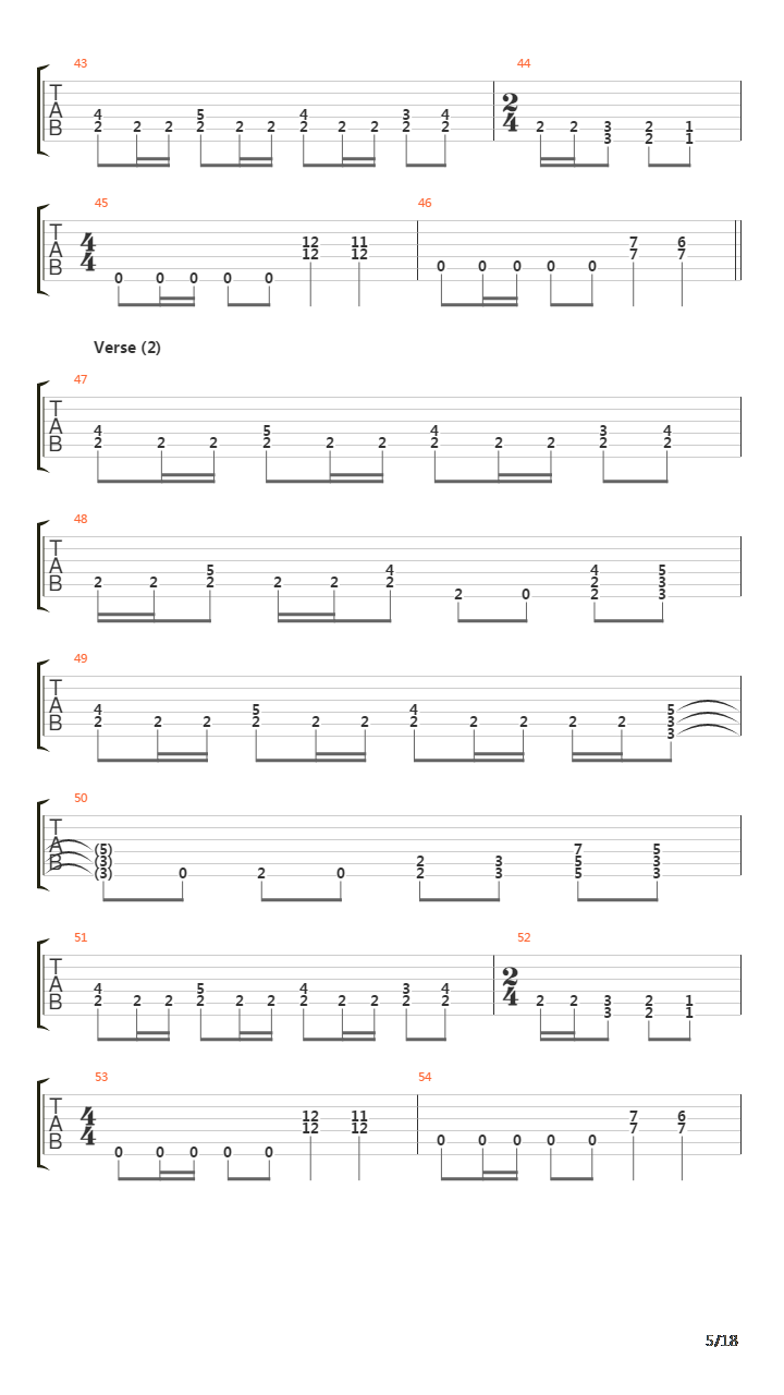 Winds Of Destination吉他谱