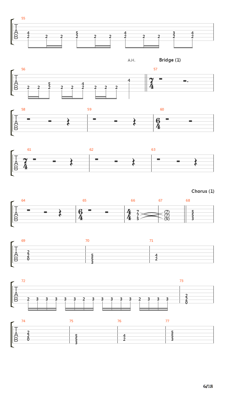 Winds Of Destination吉他谱