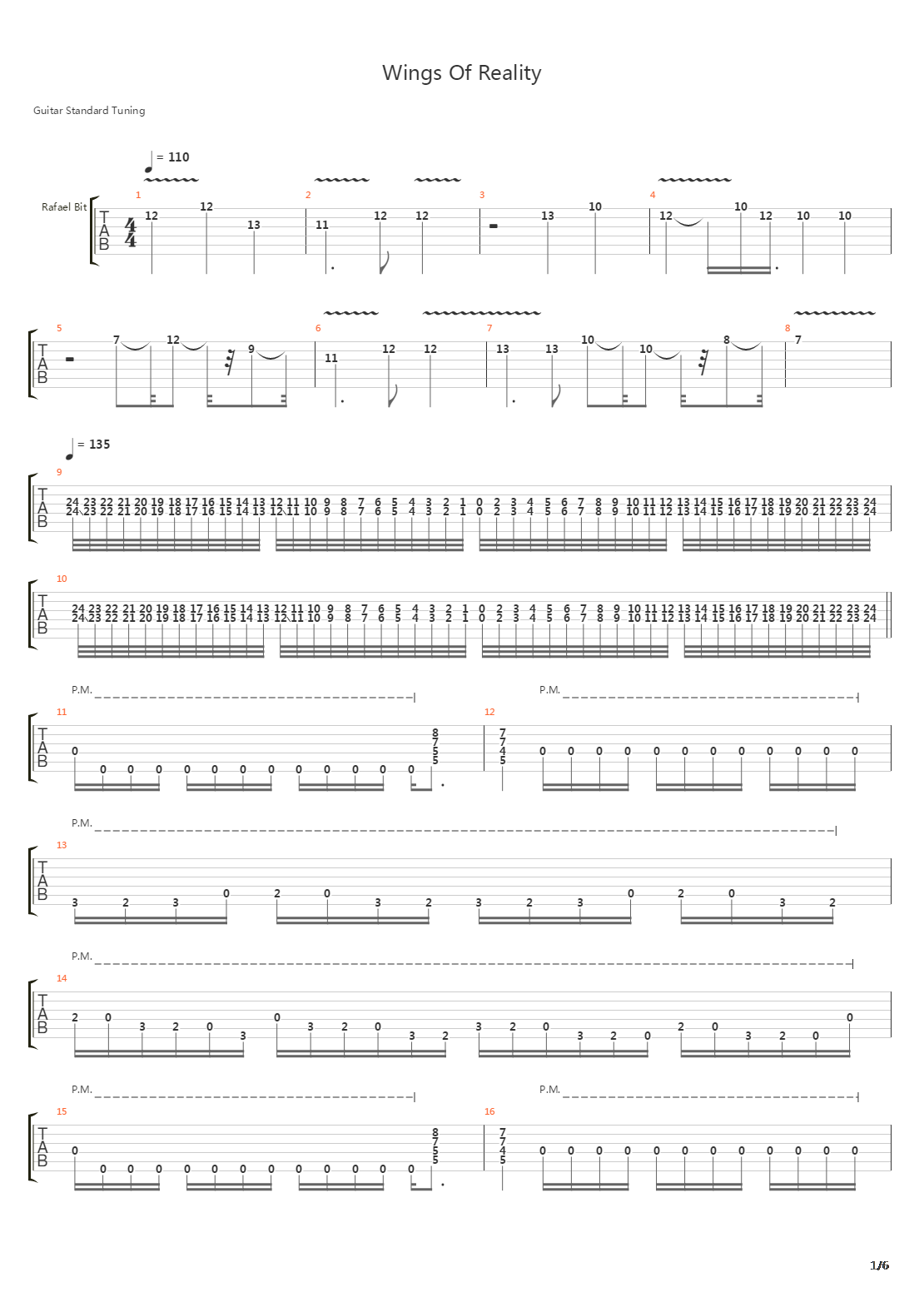 Wings Of Reality吉他谱