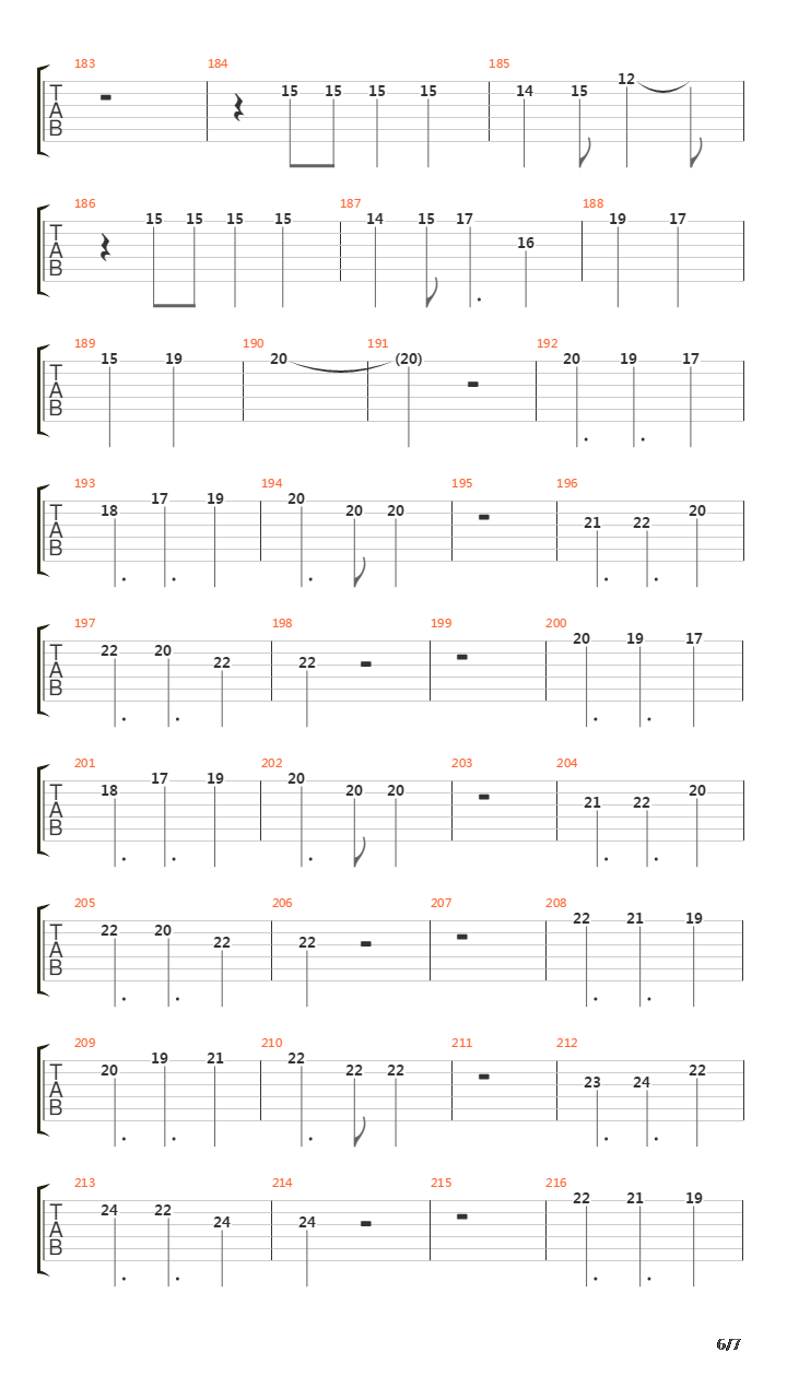 Zito吉他谱