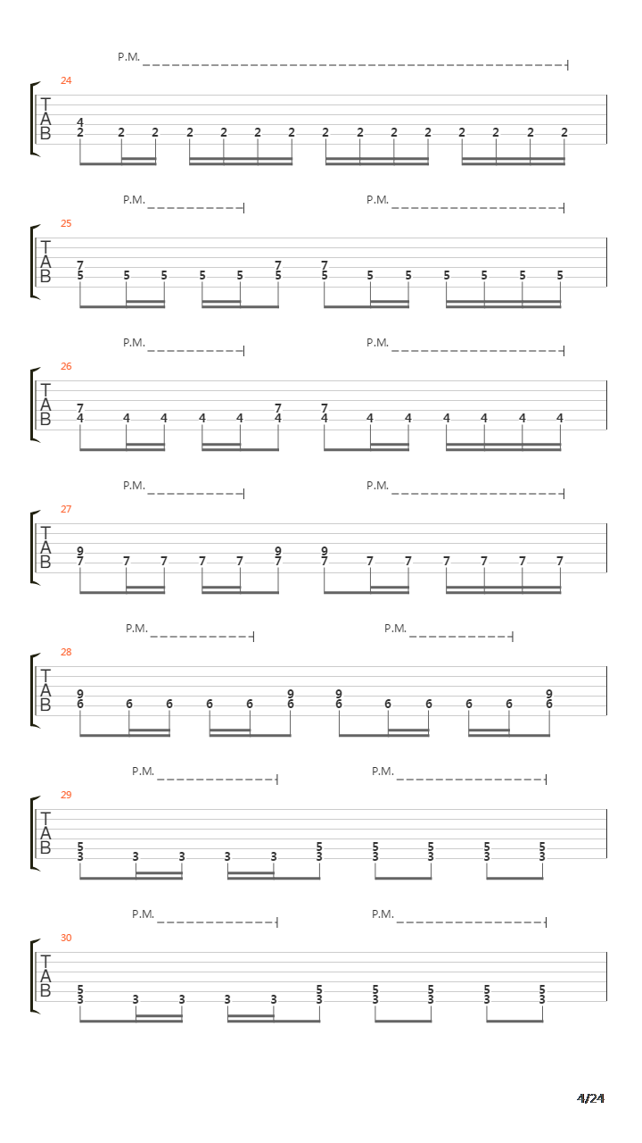 Zito吉他谱