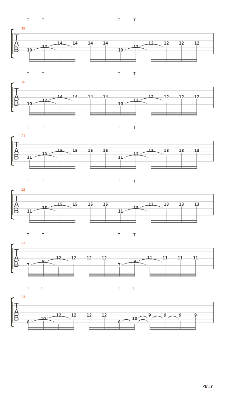 An Infinite Regression吉他谱