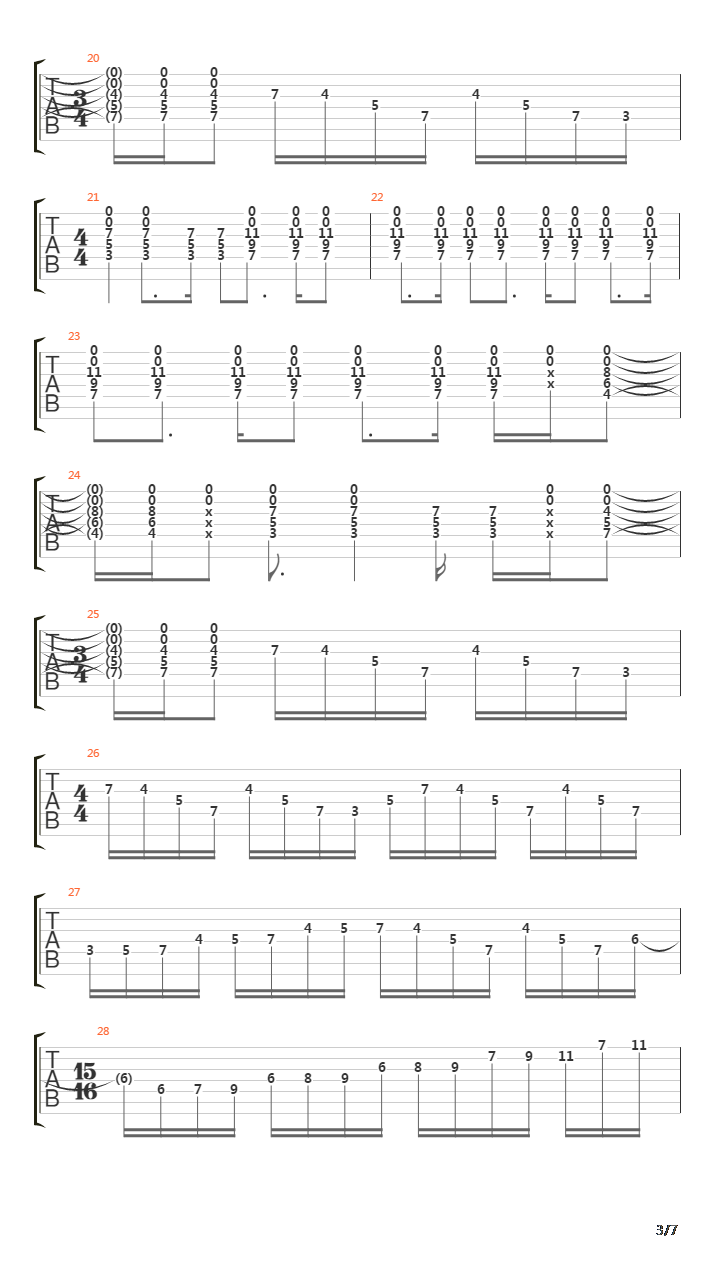 Song Of Solomon吉他谱