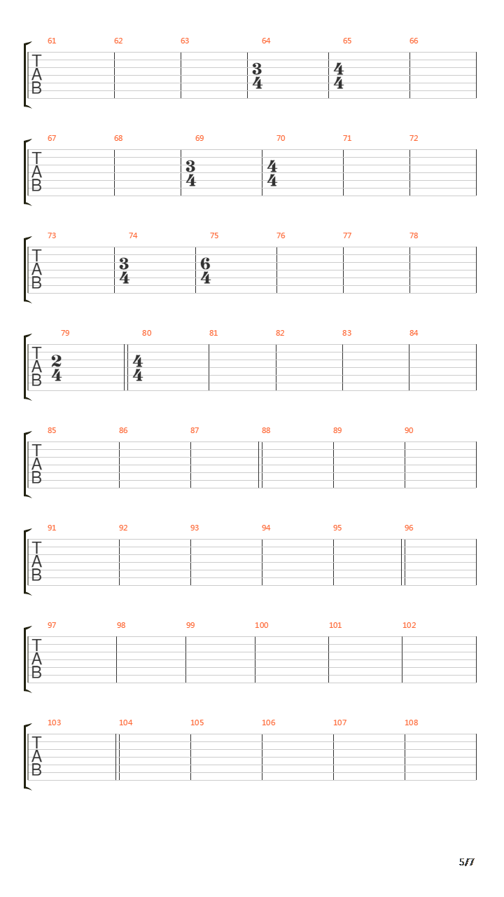 Song Of Solomon吉他谱