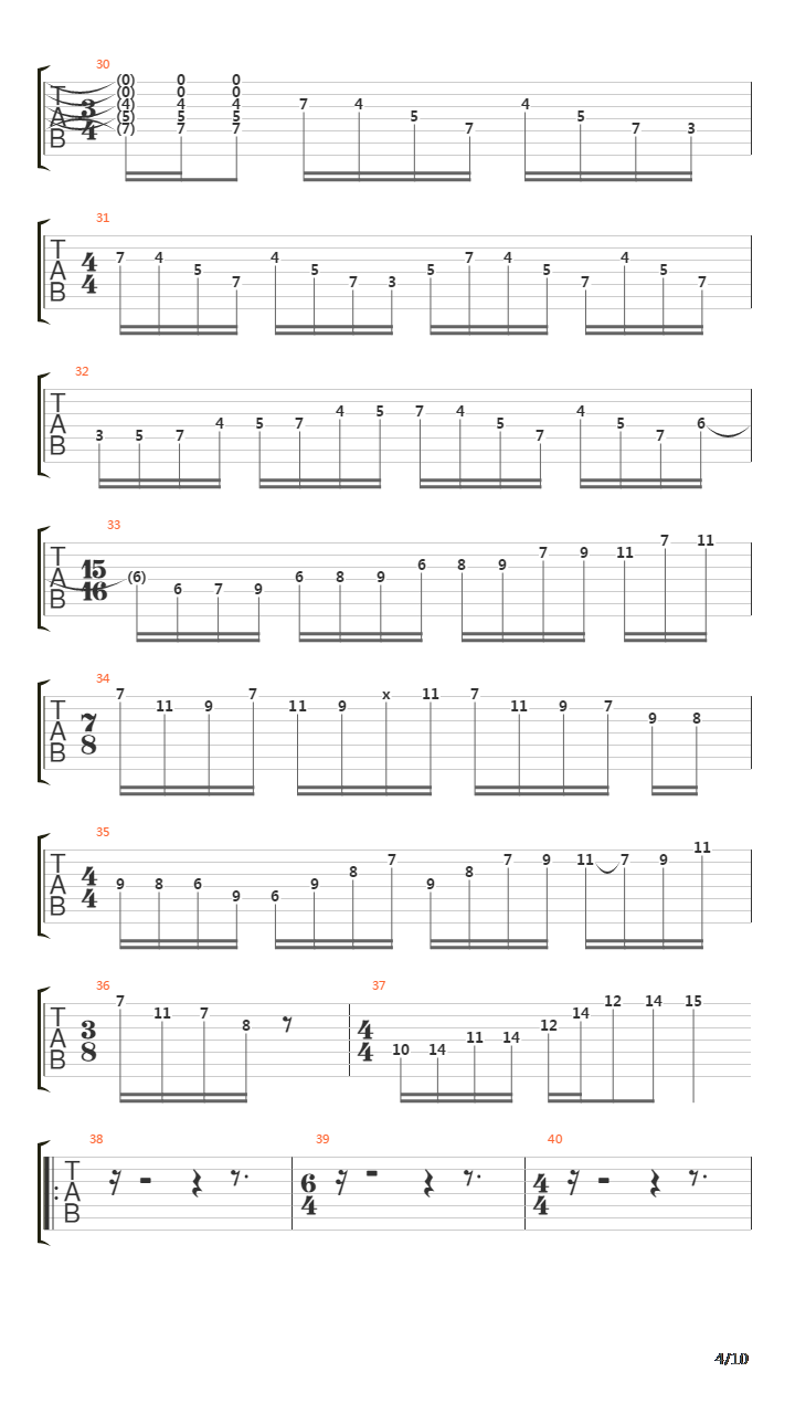 Song Of Solomon吉他谱