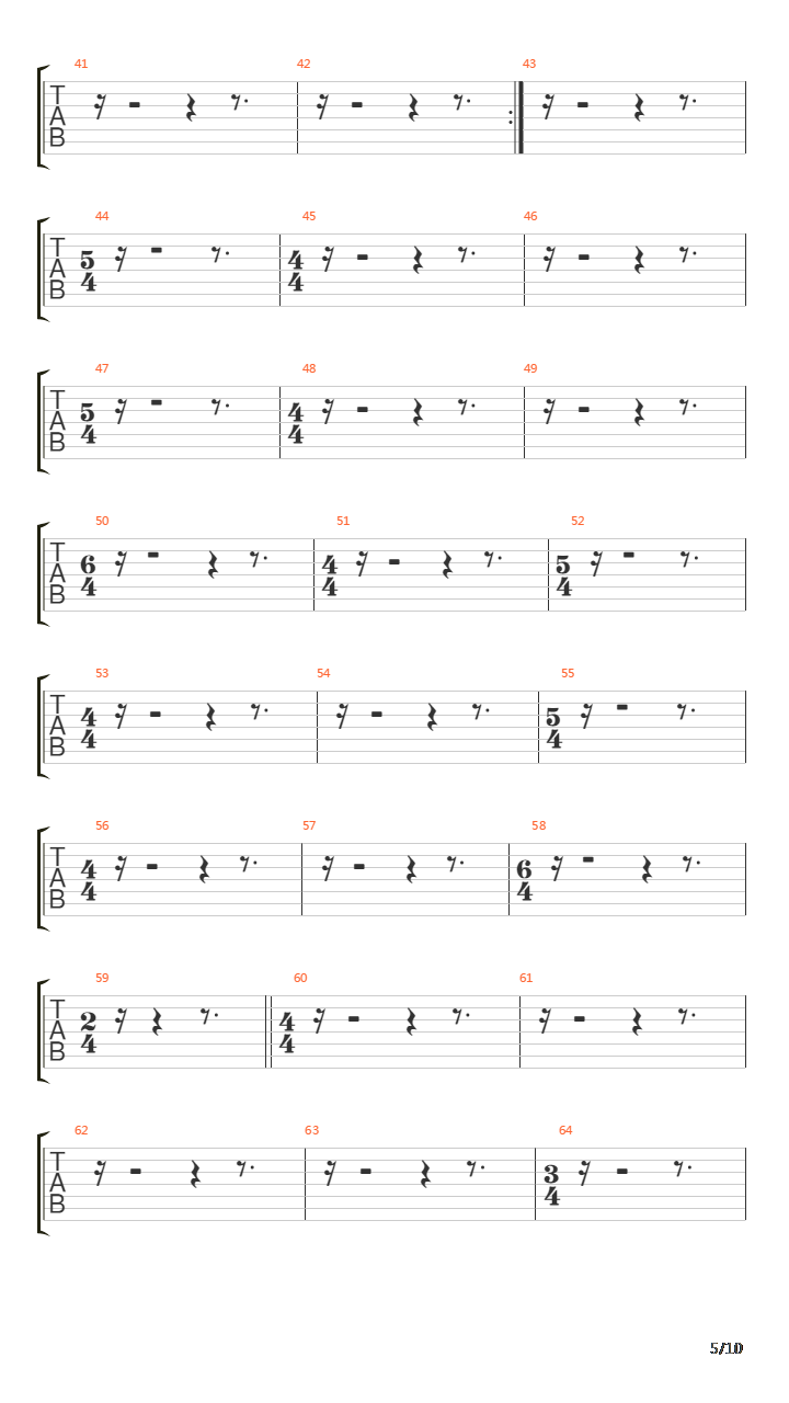 Song Of Solomon吉他谱