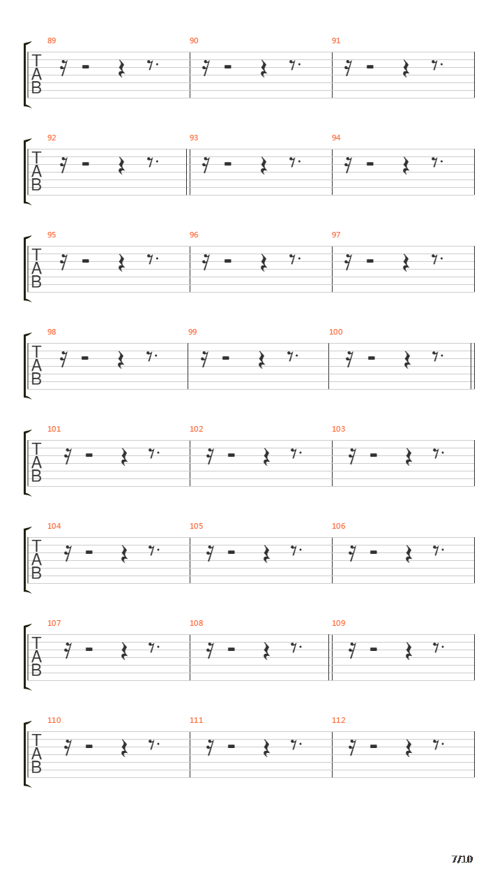 Song Of Solomon吉他谱