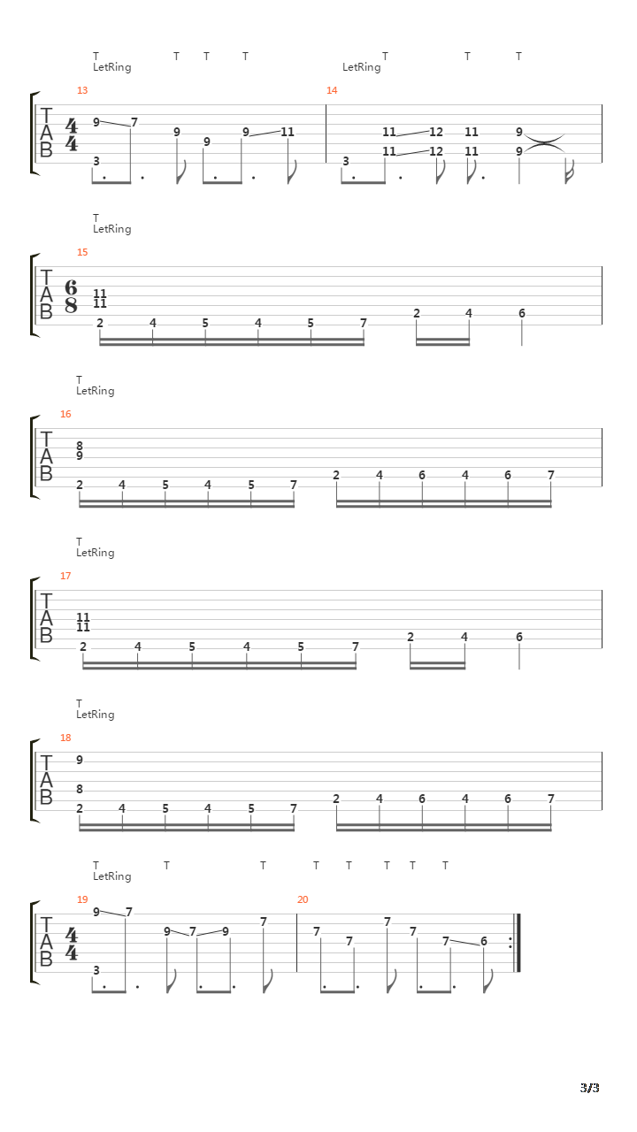 The Woven Web吉他谱