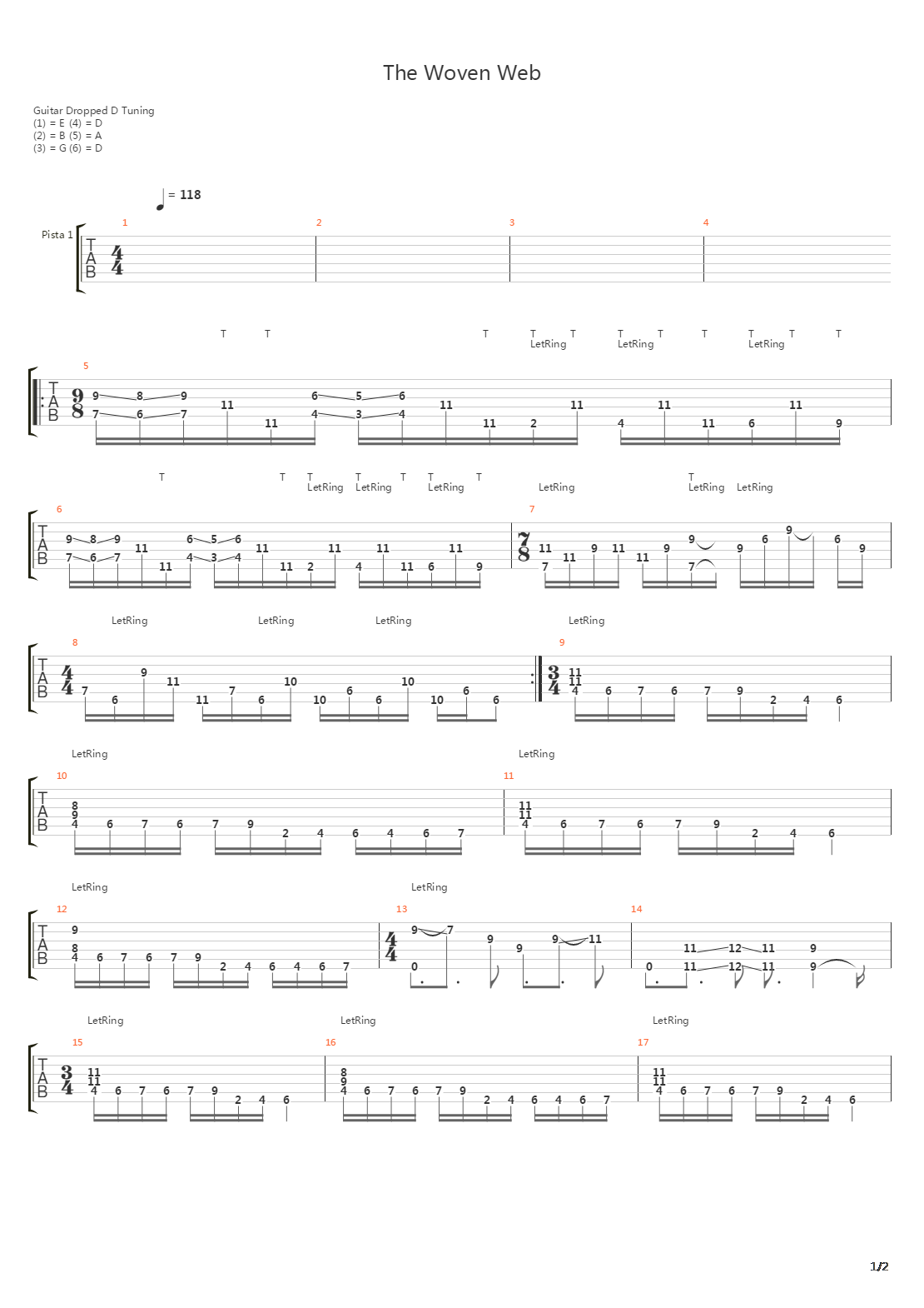 The Woven Web吉他谱